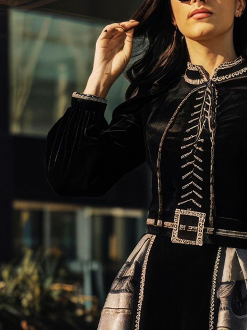 Obsidian Cipher Gown-img